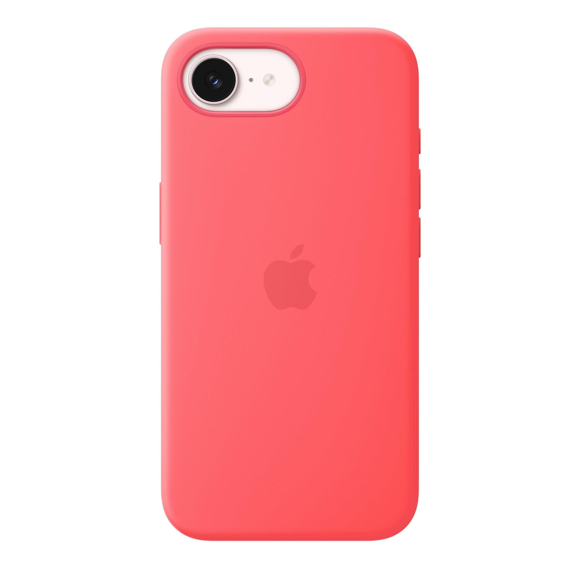 Apple iPhone 17e Silicone Case with MagSafe – Bright Guava