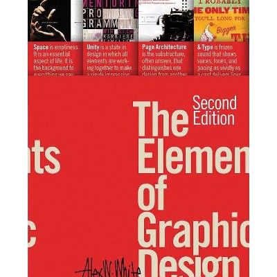 The Elements of Graphic Design - 2nd Edition by  Alex W White (Paperback)