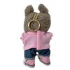 Casual Day Outfit with Jeans, Pink Shirt, and High Top Sneakers for Labubu Dolls - 3 of 4