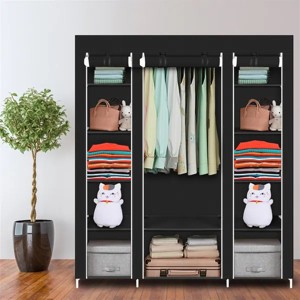 69" Portable Clothes Closet Wardrobe Storage Organizer, with Non-Woven Fabric Quick and Easy to Assemble Extra Strong and Durable - 1 of 4