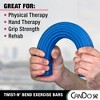 CanDo Twist-n' Bend Flexible Resistance Bars For Grip And Forearm Strengthening, Physical Therapy, Rehabilitation, Injury Recovery, and Pain Relief - 3 of 4