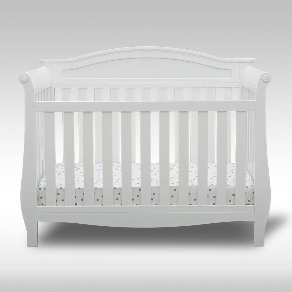 Delta Children Lancaster 4-in-1 Convertible Crib - Bianca White -  52784603
