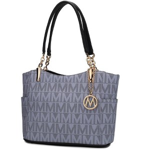 MKF Collection Braylee M Signature Tote Bag Women's Stylish Vegan Leather Handbag with Spacious Design by Mia K - 1 of 4