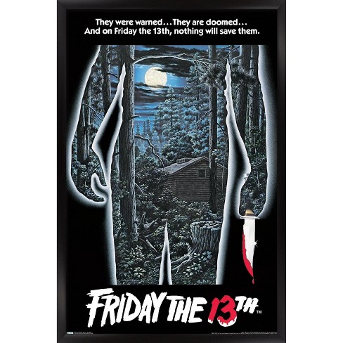 Trends International Friday The 13th - One Sheet Framed Wall Poster Prints  : Target