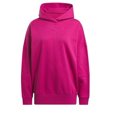 Reebok Womens Solid Hoodie Sweatshirt