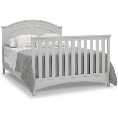 Moonstruck Gray 6-in-1 Convertible Crib with Crown Molding
