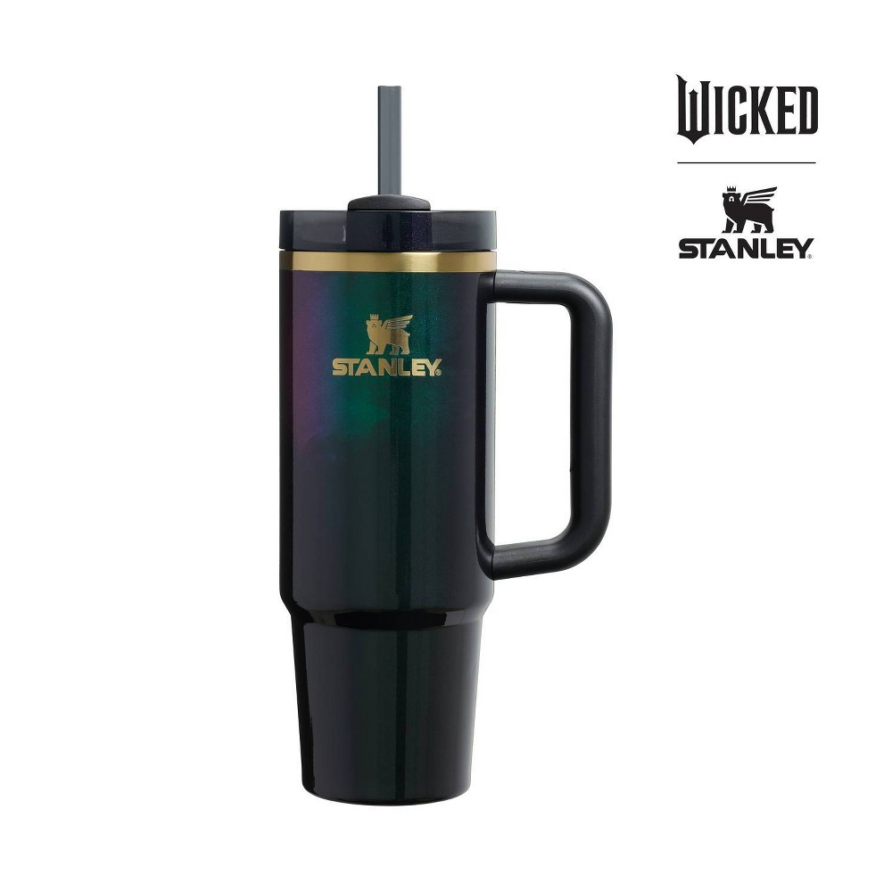 Stanley Wicked 30 oz Stainless Steel H2.0 Flowstate Quencher Tumbler Elphaba For Good