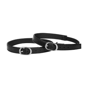 Allegra K Womens Elastic Detachable Buckle Shoe Ankle Straps Belt Band for Heels 33.5cm/13.19" 2 Pairs - 1 of 4