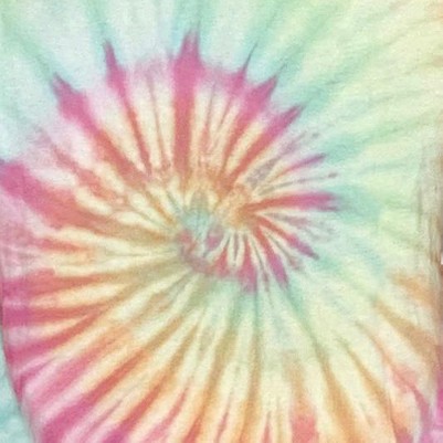 tie dye pastel swirl short sleeve