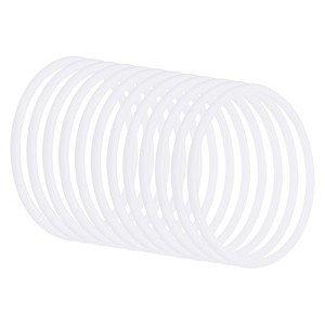 Unique Bargains Plastic Round Dream Catcher Ring Hoop 30 Pcs - 1 of 4