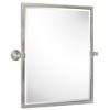 TEHOME Blakley Rectangular Metal Framed Pivot Wall Mounted Bathroom Vanity Mirror - 2 of 4