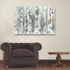 Trademark Fine Art Katrina Pete Winter Birches v2 3 Piece Panel Set Art - 3 of 3