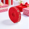 Unique Bargains Gift Wrap Ribbons Polyester Red 179.13"x0.39" 1 Pc - 2 of 4