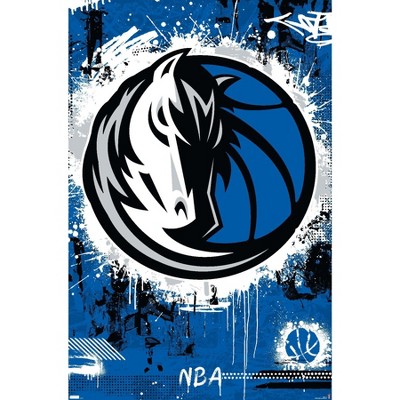 Trends International Nba Dallas Mavericks - Maximalist Logo 23 Unframed ...