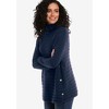 ellos Plus Size Side Button Turtleneck Sweater - 4 of 4