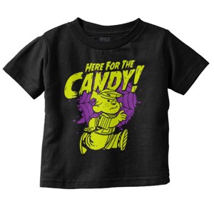 Dennis Cartoon Here For The Candy Toddler Baby Graphic T Shirt Brisco Brands - 1 of 4