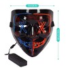 Garvee [3PACK]Scary Mask-Purge Mask--LED Mask EL Wire Light Up, for Festival Cosplay Costume Festival Party - 2 of 4