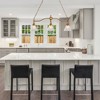 LNC Darren 3-Lights 31.5" Modern Linear Kitchen Island Pendant  Lights, Antique Brushed Gold with 3 Opal Glass Shades - 4 of 4