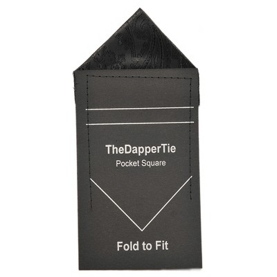 New Men's Paisley Triangle Pre Folded Pocket Square on Card