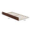 AFI Furnishings Mid-Century Modern Trundle Bed, Twin, Walnut - 3 of 4