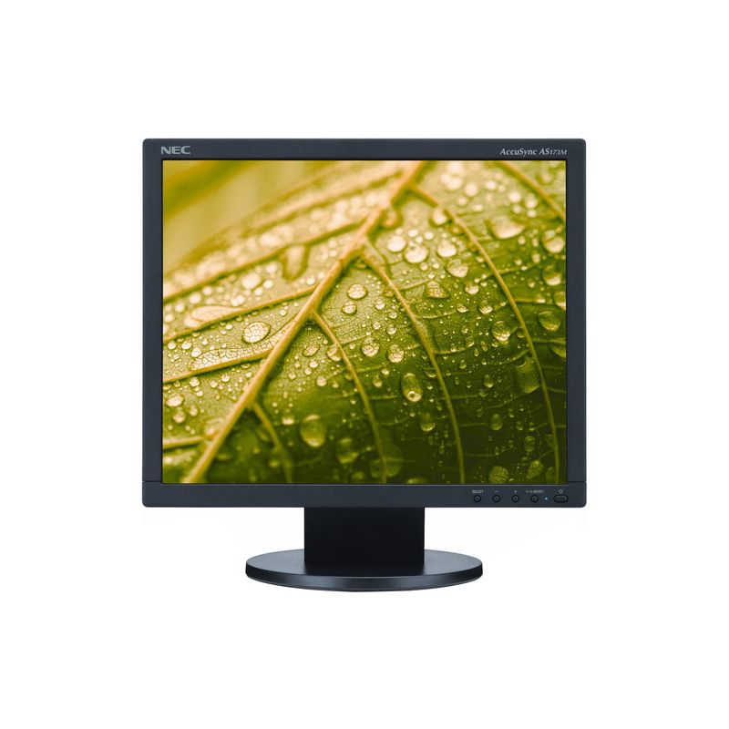 NEC Display AccuSync AS173M-BK 17" SXGA LED LCD Monitor - 5:4 - 17" Class - Twisted nematic (TN) - 1280 x 1024 - 16.7 Million Colors - 250 Nit Typical, 1 of 4