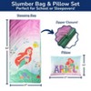 Jay Franco Kids Disney The Little Mermaid 2 Piece Set Indoor Sleeping Bag for School and Sleepovers - 4 of 4