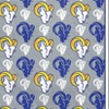 NFL Los Angeles Rams Logo Roll Ultra Soft Blanket - 2 of 2