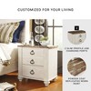Signature Design by Ashley Willowton Nightstand Two-Tone: Laminated Particle Board, 1 Drawer Storage - 4 of 4