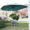 PAGED 9FT Patio Umbrella Modern Outdoor Umbrella with Tilt, Crank and 6 Steel Ribs for Garden and Poolside, Base Not Included - 2 of 4