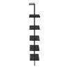 INFURNIC Decorative Bookshelf 5 Tier Etagere Ladder Black Metal Frame Open Storage Display Modern Style, Black, 23.75"*12"*72" - 2 of 4