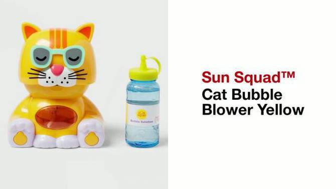 Cat Bubble Blower Yellow - Sun Squad&#8482;, 2 of 6, play video