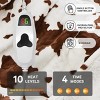 Heated Blanket, Fleece Blanket, 10 Heat Settings Throw Blanket, Machine Washable Christmas Blanket for Winter Sofa Bed & Christmas Decorations - 3 of 4