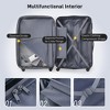 Whisen 3-Piece Hardside Luggage Set with TSA Lock (20"/24"/28") - 3 of 4