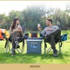 Arrowhead Outdoor Portable Heated Folding Camping Chair w/ 6-Can Cooler, 3 Heat Settings, Supports up to 330lbs (Ocean Blue) - 4 of 4