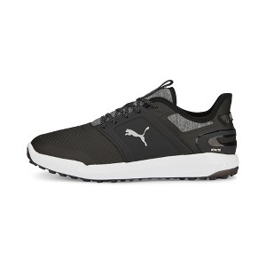 Puma Men's Ignite Elevate Wide Spikeless Golf Shoes - Black/Silver - 1 of 1