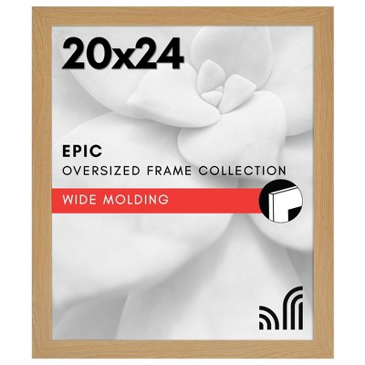 Americanflat Poster Frame with Polished Plexiglass - Hanging Hardware Included
