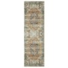 Washable Soft Rug Vintage Distressed Rug Low Pile Thin Rug Non Slip Non Shedding Accent Throw Rug for Dining Room Bedroom - 3 of 4