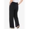 Woman Within Women's Plus Size Tall 7-Day Knit Wide-Leg Pant - image 3 of 4