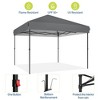 Pop Up Canopy Tent, Folding Shelter, Easy Setup Outdoor Canopy with No Sidewall, Height Adjustable Gazebo for Camping & Events - 3 of 4