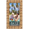 PosterPalooza | 6x12 Wide Bamboo Picture Frame, UV Acrylic, 4 Finishes - Brown, Black, Silver, and Natural - 2 of 4