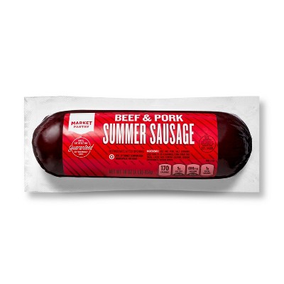 Beef and Pork Summer Sausage - 16oz - Market Pantry™