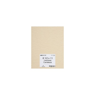 LUX Cardstock 8.5 x 11 inch Cream Parchment 50/Pack 81211-C-29-50