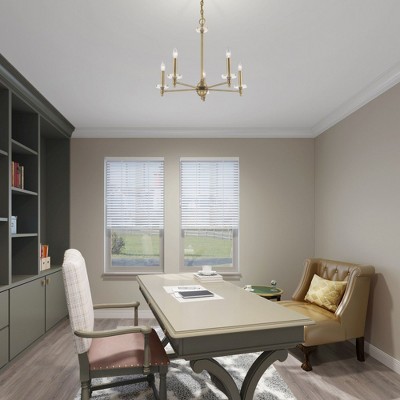 Elegant Bancroft 5-Light Chandelier with Brushed Nickel Finish and Crystal Accents