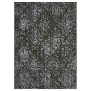 Coolmee  Machine Washable Area Rug Modern Abstract Design, Non-Shedding & Easy Care, Ideal for Entryway, Living Room, BedroomGray - 1 of 4