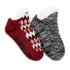 MUK LUKS Women's Shortie Cabin Sock (2 Pair Pack) - 2 of 2