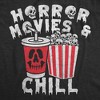 Womens Funny T Shirts Horror Movies And Chill Sarcastic Halloween Movie Graphic Novelty Tee For Ladies - Crazy Dog Women's T Shirt For Halloween - 2 of 4