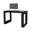 INFURNIC Desks Writing Computer Desk with Ample Work Surface and Scratch Resistant Top Easy Assembly, Black, 23.6"*47.2"*28.7" - 2 of 4