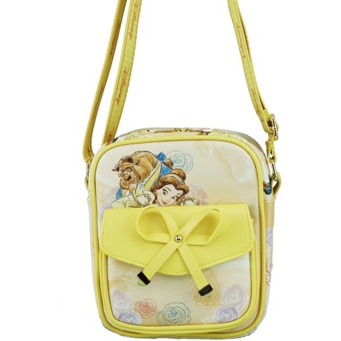 Beauty & The Beast Cross-body Book Bag in Yellow