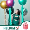 PartyWoo Foil Balloons Teal Giant 4D 22 Inch 6 pcs - 3 of 4