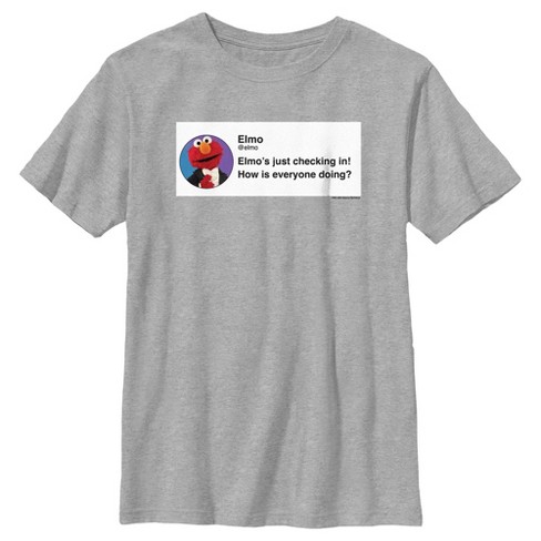 Boy's Sesame Street Elmo Checking In Social Media T-Shirt - image 1 of 4